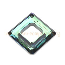 Swarovski Square Ring 4439 20mm - Bermuda Blue
